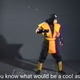 A screenshot from Boon's Mortal Kombat footage